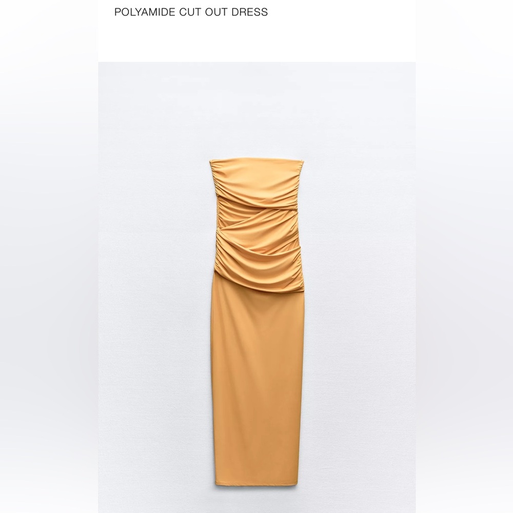 Zara polyamide cut out dress. Small